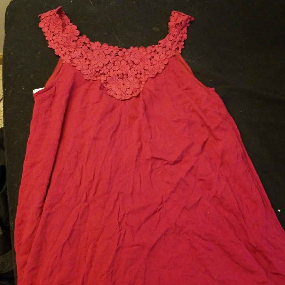Red tunic